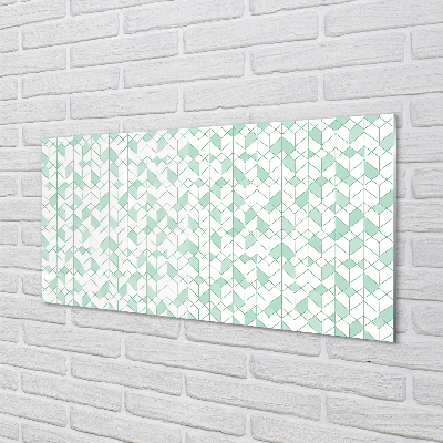 Quadro acrílico cubos 3D