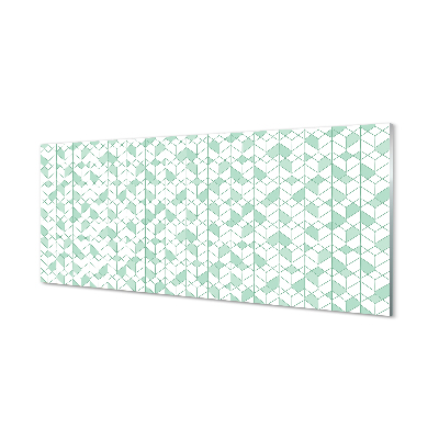 Quadro acrílico cubos 3D