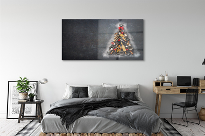 Quadro acrílico decorações para árvores de Natal