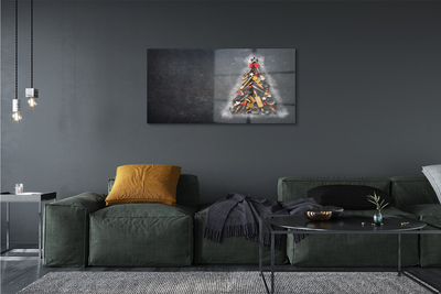 Quadro acrílico decorações para árvores de Natal