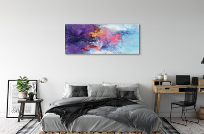 Pintura acrílica Imagem labiríntica colorida