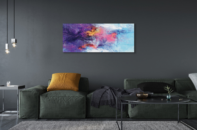 Pintura acrílica Imagem labiríntica colorida