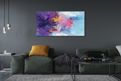 Pintura acrílica Imagem labiríntica colorida