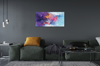 Pintura acrílica Imagem labiríntica colorida