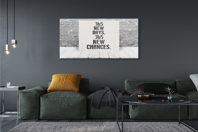 Pintura acrílica Inscrição em tijolo