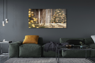 Quadro acrílico Placas e luzes para árvores de Natal