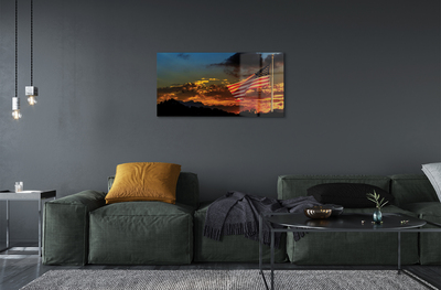 Quadro acrílico Bandeira dos Estados Unidos