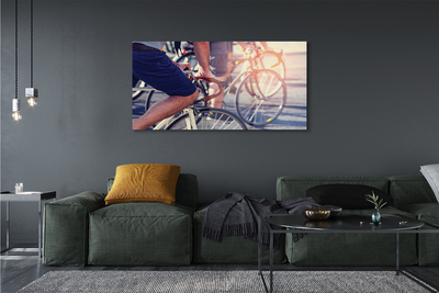 Pintura acrílica Ciclistas