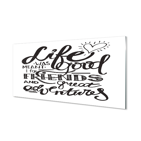 Quadro acrílico Letras motivacionais marrons