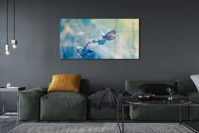 Pintura acrílica Borboleta colorida