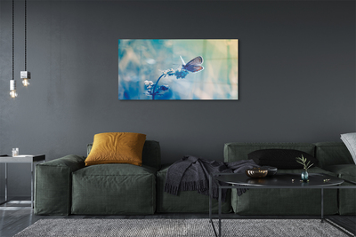 Pintura acrílica Borboleta colorida