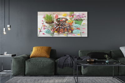 Pintura acrílica Bolo de flor de ovo