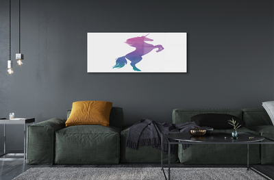 Pintura acrílica unicórnio pintado