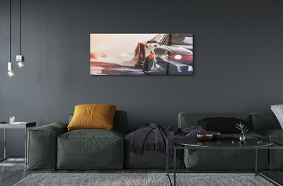 Pintura acrílica Luz preta do carro