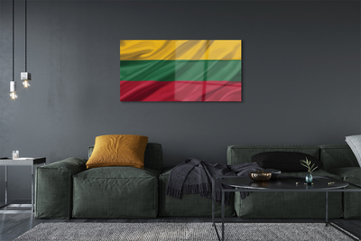 Pintura acrílica Bandeira da Lituânia