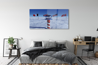 Pintura acrílica bandeira brasileira