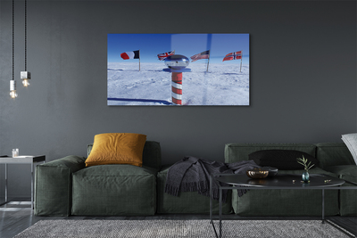 Pintura acrílica bandeira brasileira