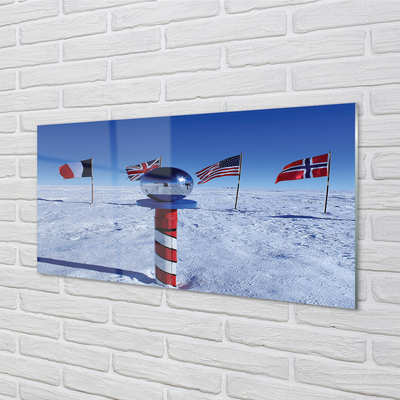 Pintura acrílica bandeira brasileira