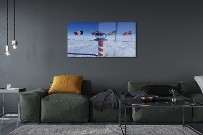 Pintura acrílica bandeira brasileira