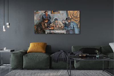 Pintura acrílica Os Jogadores de Cartas - Paul Cézanne