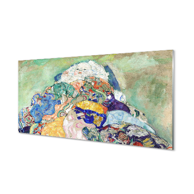 Pintura acrílica Criança (berço) - Gustav Klimt