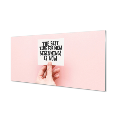 Quadro acrílico Letras feitas à mão