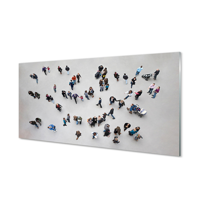 Quadro acrílico Pessoas vistas de um pássaro