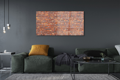 Quadro acrílico Parede de tijolos vintage