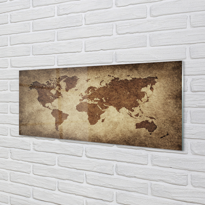 Pintura acrílica Mapa cinza