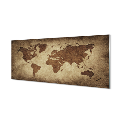 Pintura acrílica Mapa cinza