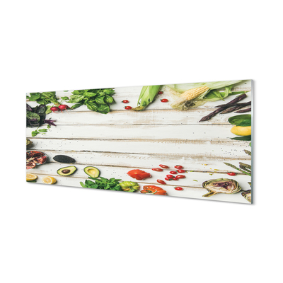 Pintura acrílica Abacate, milho, espinafre