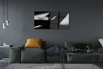 Quadro acrílico barriga de mulher