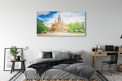 Pintura acrílica Catedral de Cracóvia