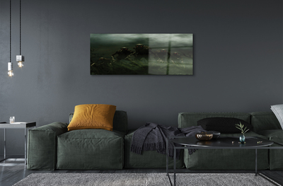 Quadro acrílico Nuvens zumbis