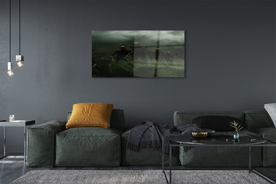 Quadro acrílico Nuvens zumbis