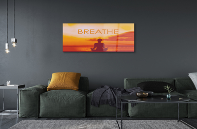 Pintura acrílica Inscrição de mulher sol