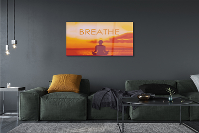 Pintura acrílica Inscrição de mulher sol