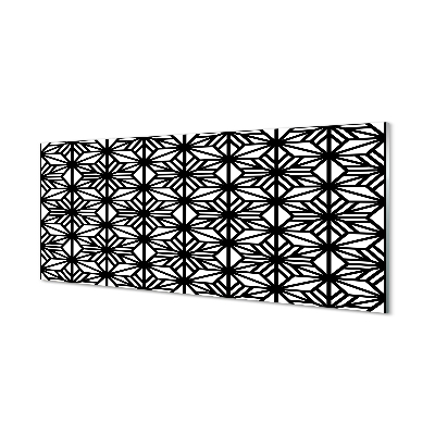 Pintura acrílica Padrão geométrico floral