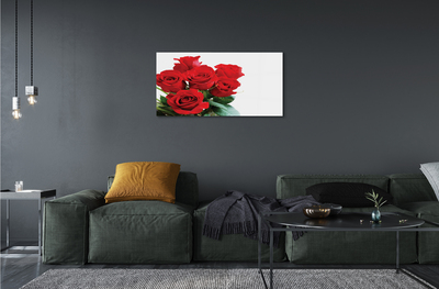 Quadro acrílico Um buquê de rosas