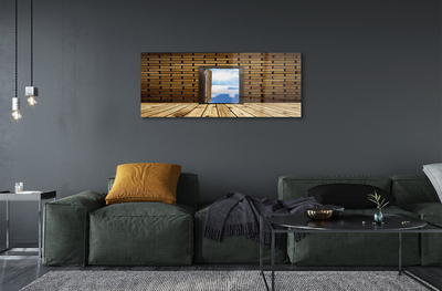 Pintura acrílica Porta do céu 3D