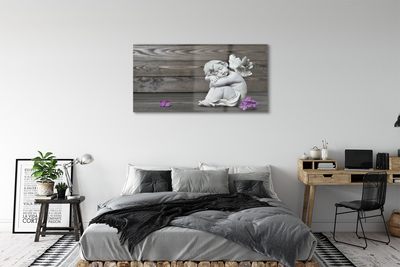 Quadro acrílico Placas de flores de anjo adormecido