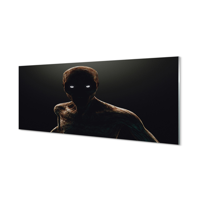 Pintura acrílica Figura careca e assustadora