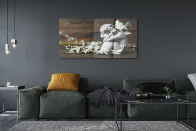 Pintura acrílica Flores de anjo adormecido