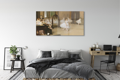Quadro acrílico A Lição de Dança - Edgar Degas