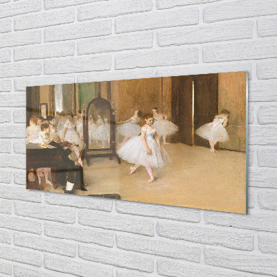 Quadro acrílico A Lição de Dança - Edgar Degas