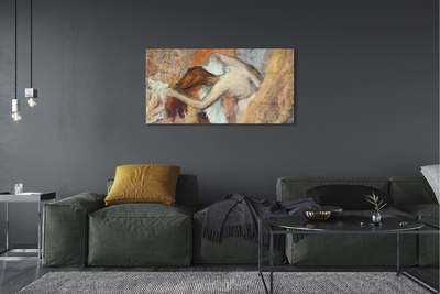 Pintura acrílica Mulher em seu banheiro - Edgar Degas