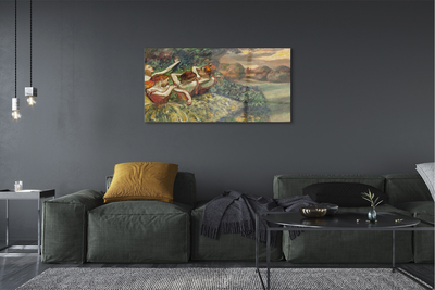 Pintura acrílica Quatro Dançarinos - Edgar Degas