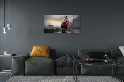 Quadro acrílico Vestido de mulher