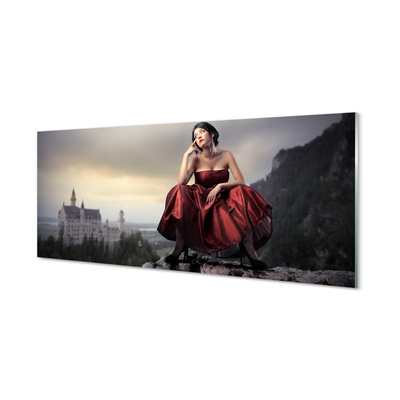 Quadro acrílico Vestido de mulher