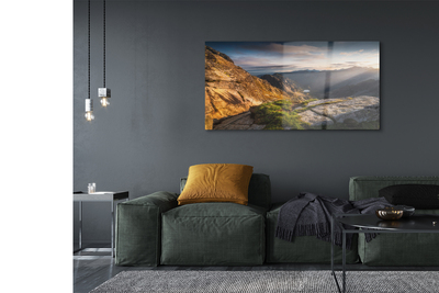 Quadro acrílico Nascer do sol na montanha